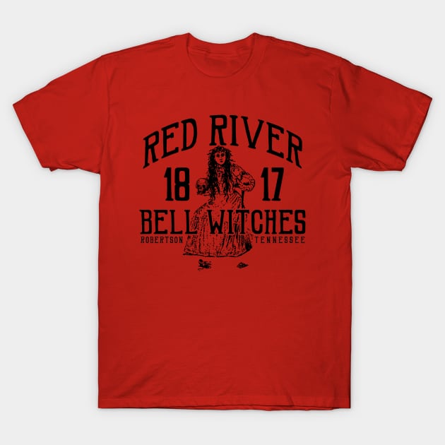 Red River Bell Witches T-Shirt by MindsparkCreative